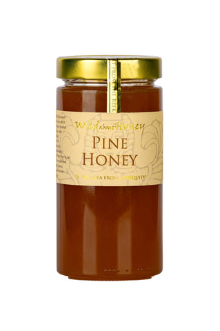 Raw Greek Pine honey from Evvia by Wild about Honey