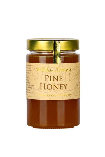 Raw Greek Pine honey from Evvia by Wild about Honey